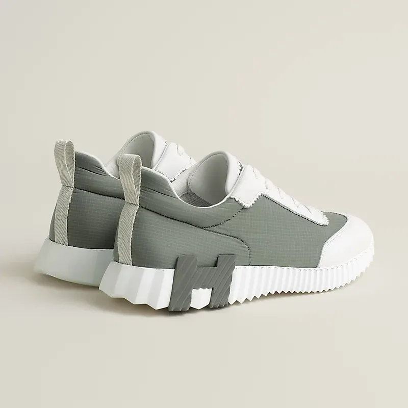 HERMES Green Sneakers Bouncing Sports Shoes