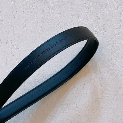 Saint Laurent Double Frame Buckle Belt In Black/Brown/Beige/White Calfskin With Gold Hardware 20mm