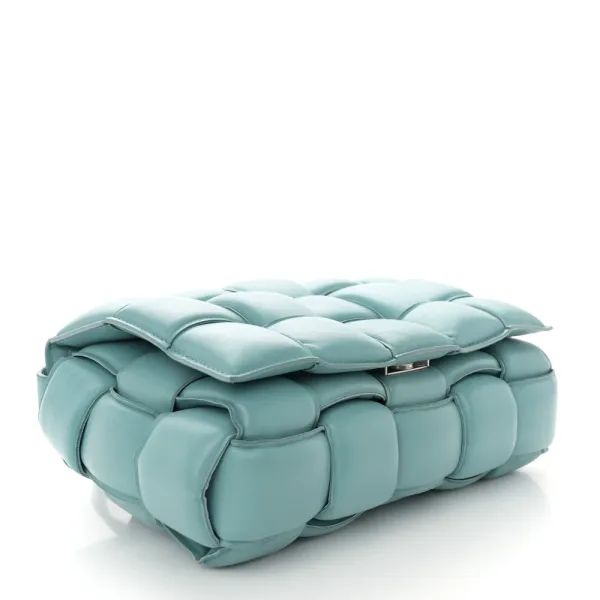 Bottega Veneta Maxi Intrecciato Padded Cassette Crossbody Bag Linoleum Nappa Leather Silver Hardware - Image 6