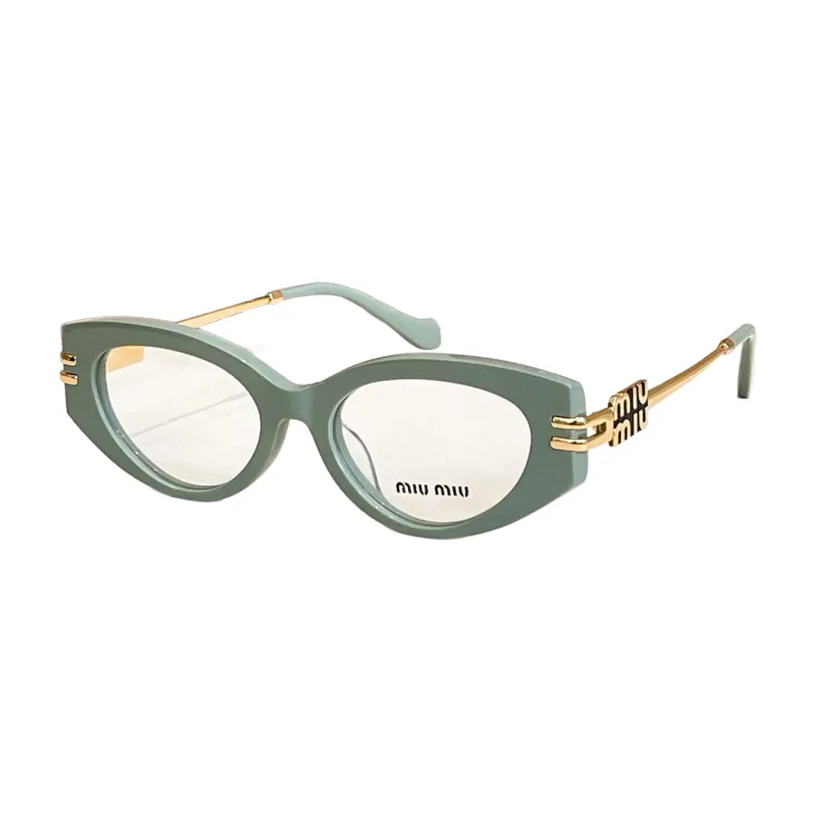 Miu Miu Cat Eye glasses chocolate brown/transparent chocolate/black gold/black tawny/green/green brown/black red/transparent black color Size 52口18-140