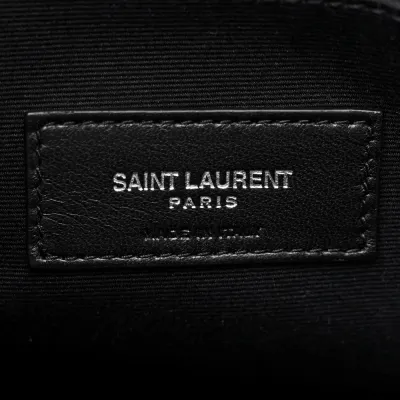 Saint Laurent Large Jane Tote Black Calfskin Leather