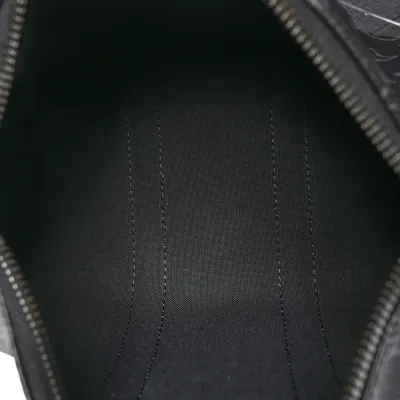 Louis Vuitton Keepall Bandouliere 25 Reverse Monogram Eclipse Canvas Silver Hardware