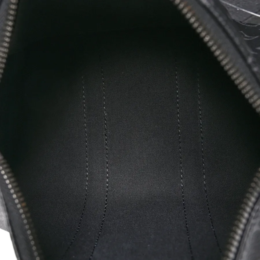 Louis Vuitton Keepall Bandouliere 25 Reverse Monogram Eclipse Canvas Silver Hardware