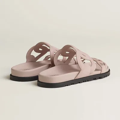 HERMES Extra Pink Slippers