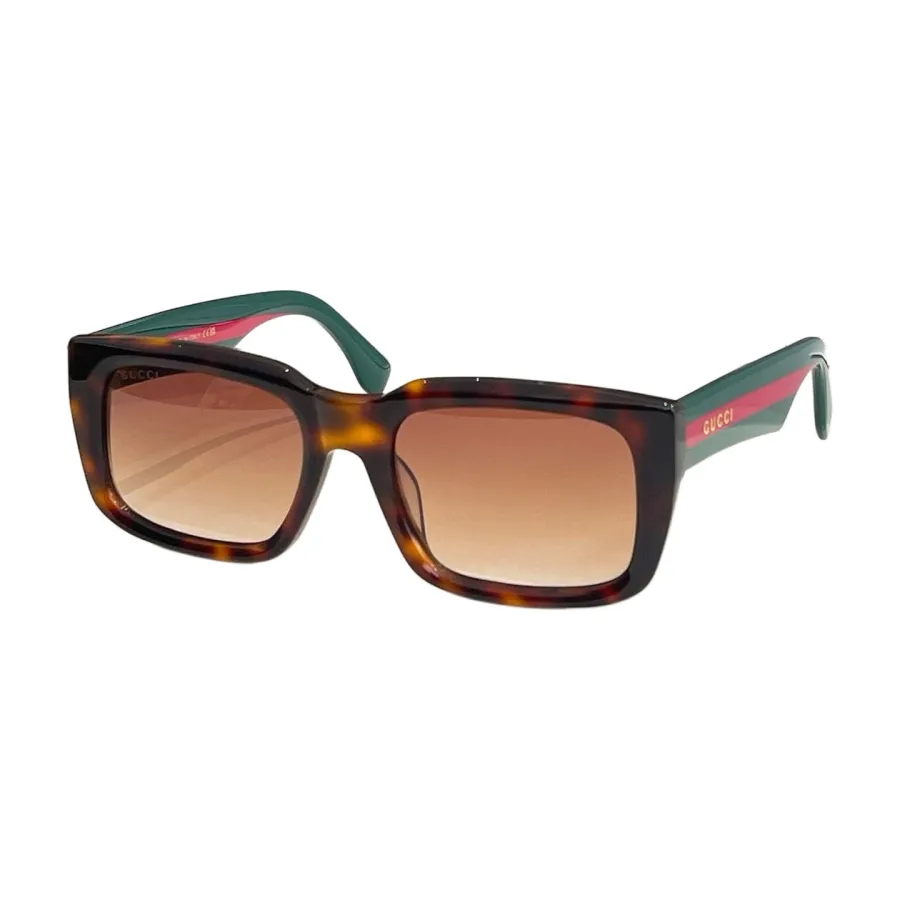 Gucci square frame glasses leopard green red/black green red/black white/black red/black red white color Size 55口20-145