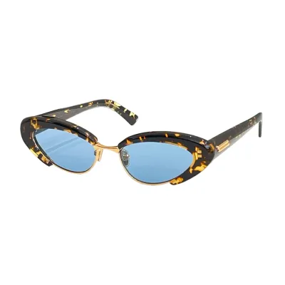 Bottega Veneta glasses leopard blue/leopard black/leopard brown/black/black orange/black white color Size 54口17-140
