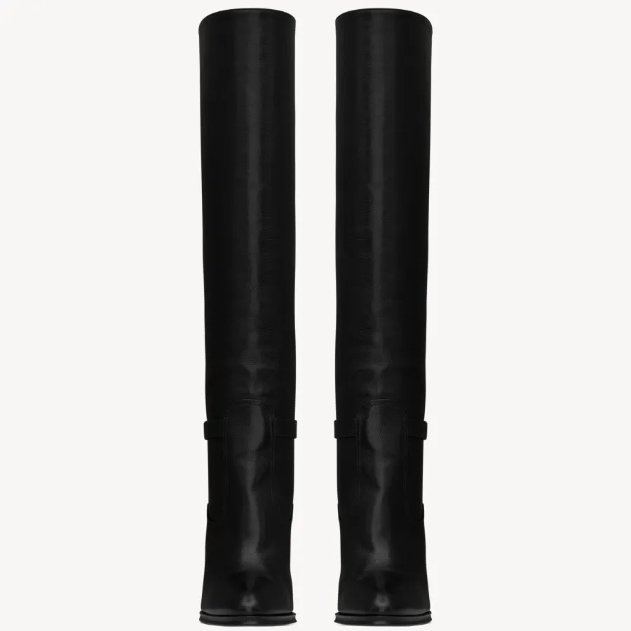 Yves Saint Laurent Black leather boots