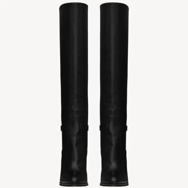 Yves Saint Laurent Black leather boots - Image 3