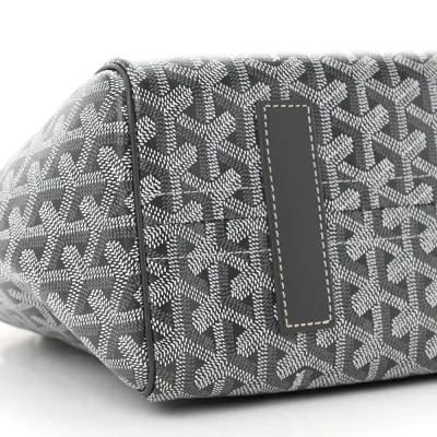 Goyard Rouette Tote PM Grey Goyardine Canvas