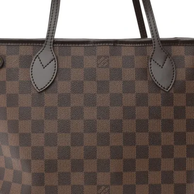 Louis Vuitton Neverfull PM Damier Ebene Canvas Cherry Interior