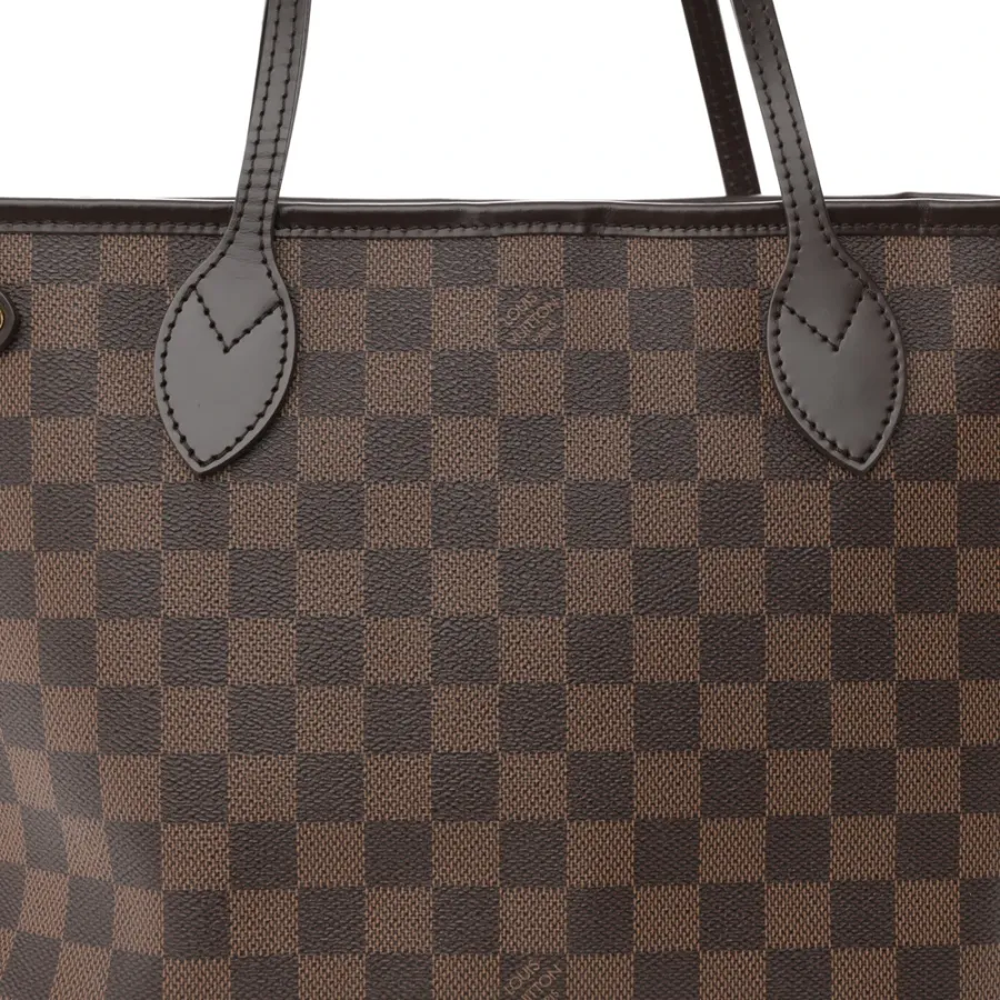 Louis Vuitton Neverfull PM Damier Ebene Canvas Cherry Interior