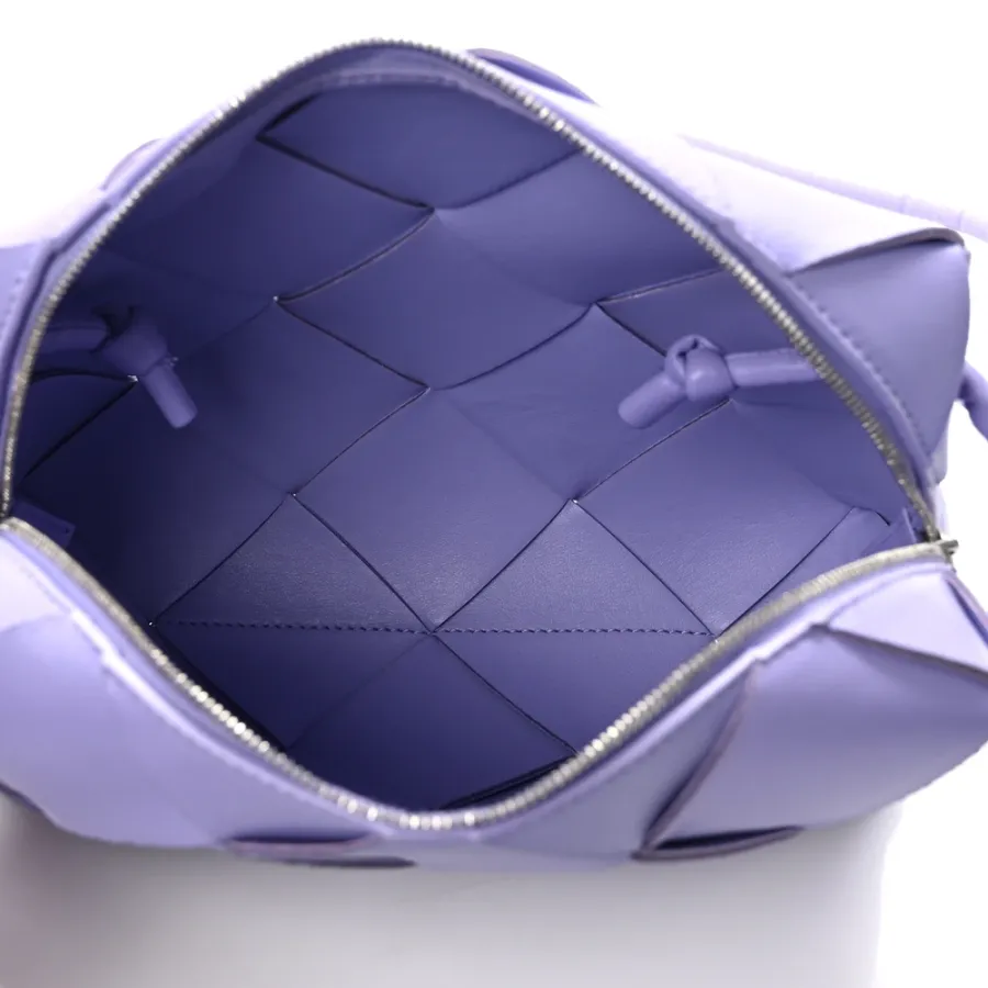 Bottega Veneta Bubble Wrap Mini Pouch Metallic Gold Fabric