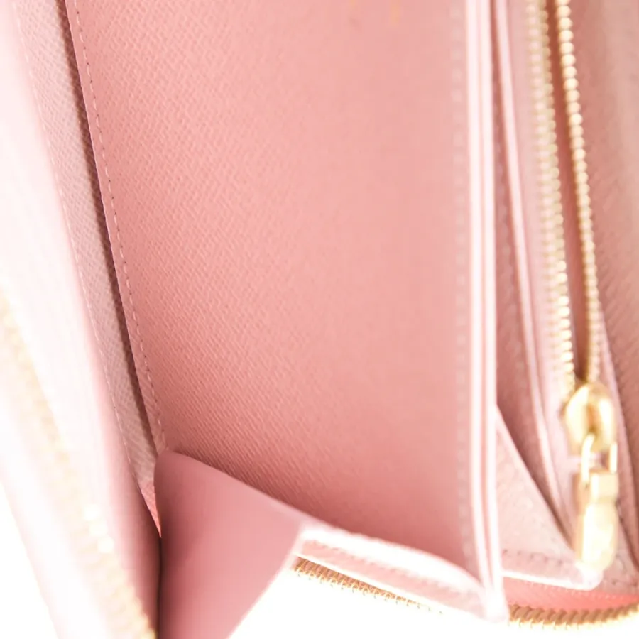 Louis Vuitton Large Zippy Wallet Damier Azur Coated Canvas Brass Hardware