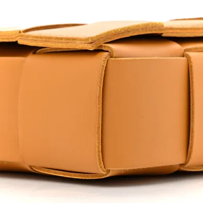 Bottega Veneta Maxi Intrecciato Cassette Crossbody Bag Cob Lambskin Leather