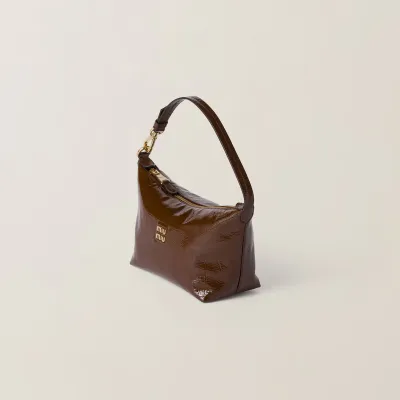 Miu Miu Oil-Wax Coated Leather Brown﻿ Top-Handle Bags