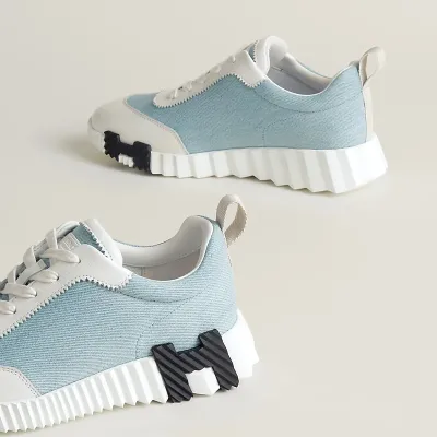 HERMES Blue Sneakers Bouncing Sports Shoes