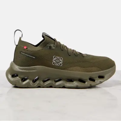 LOEWE Army green sneakers