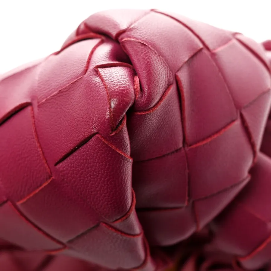 Bottega Veneta Mini Intrecciato Jodie Cinnabar Nappa Leather