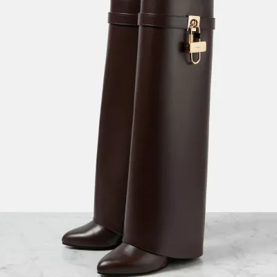 GIVENCHY Leather knee-high boots