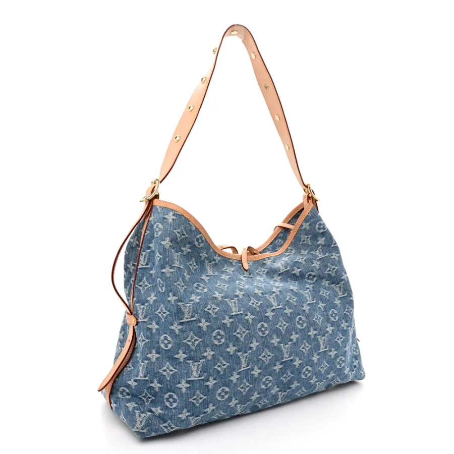 Louis Vuitton CarryAll MM Blue Monogram Denim