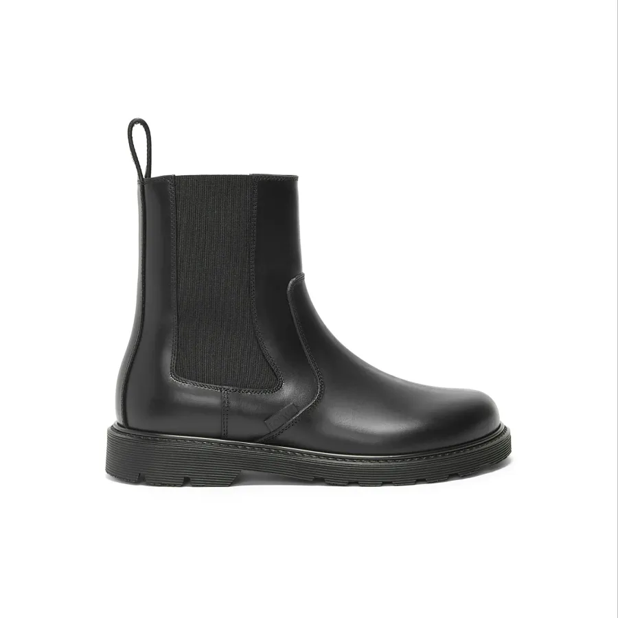 LOEWE Black ox leather Blaze Chelsea boots