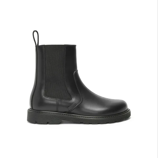 LOEWE Black ox leather Blaze Chelsea boots