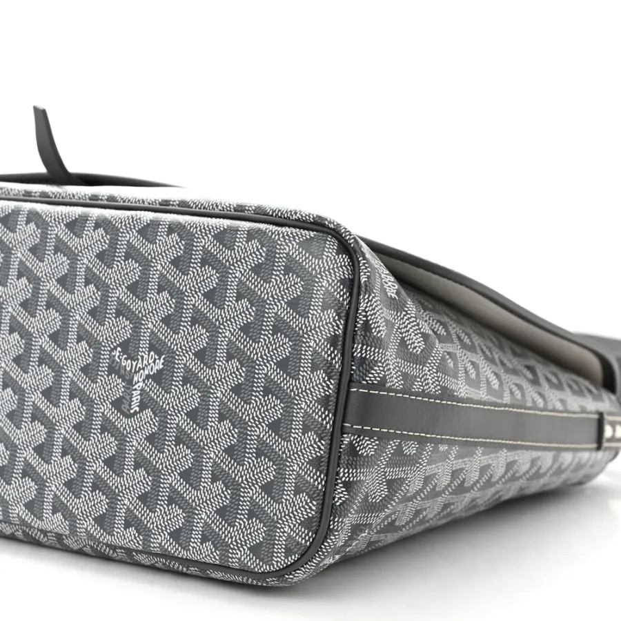 Goyard Medium Capetien Messenger Bag Grey Goyardine Canvas