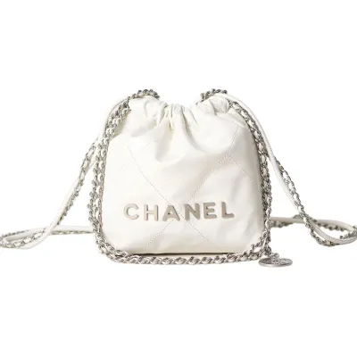 Chanel 22bags White Shoulder Bags