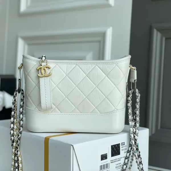 Chanel Bag White Quilted Calfskin Leather Shoulder Bags Crossbody Bags - Image 2