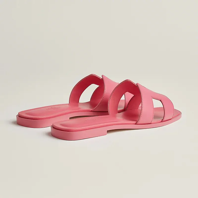 HERMES Oran pink Slippers