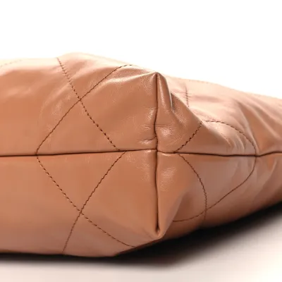 Chanel 22 Bag Calfskin Gold Shoulder Bags