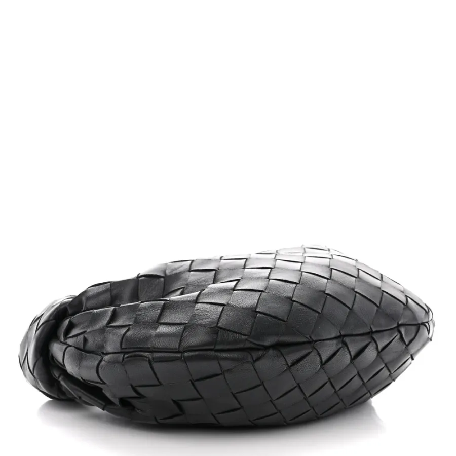 Bottega Veneta Mini Intrecciato Jodie Black Nappa Leather