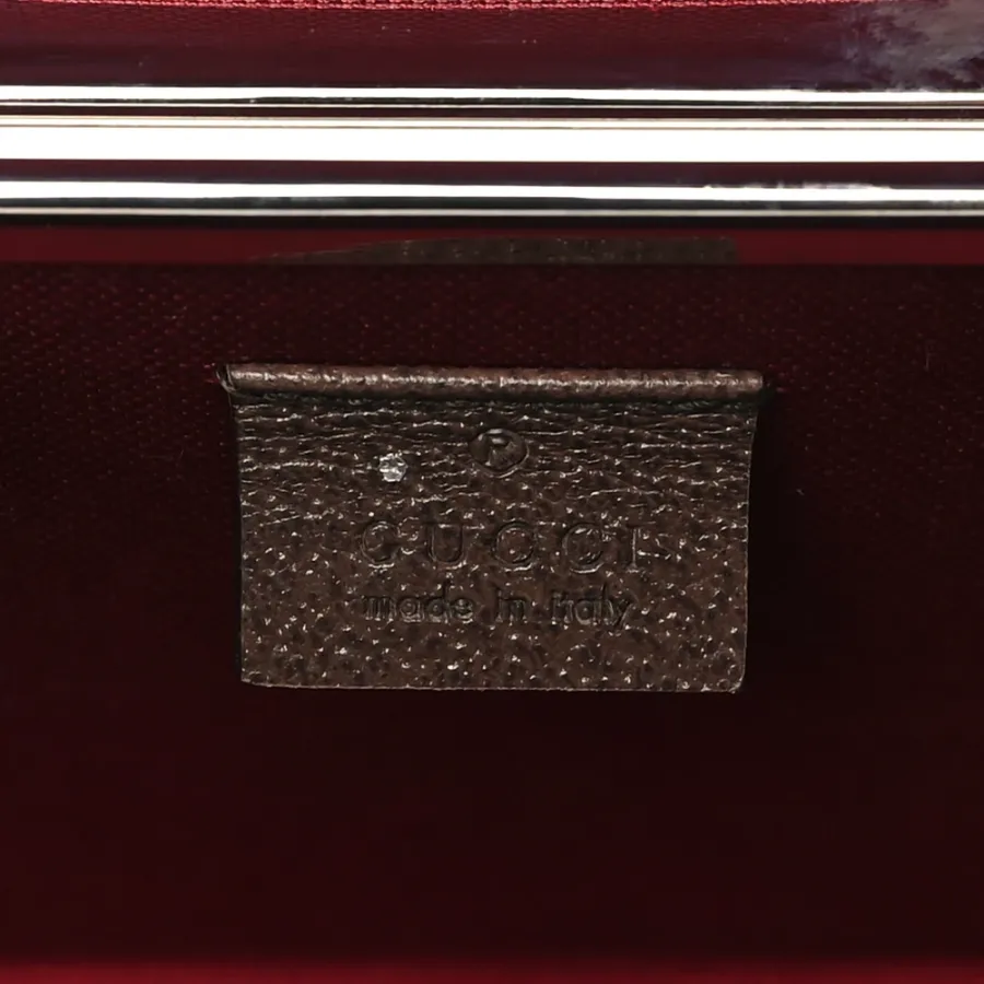 Gucci Medium Globe-Trotter Beauty Case Brown GG Supreme Monogram Canvas Silver Hardware