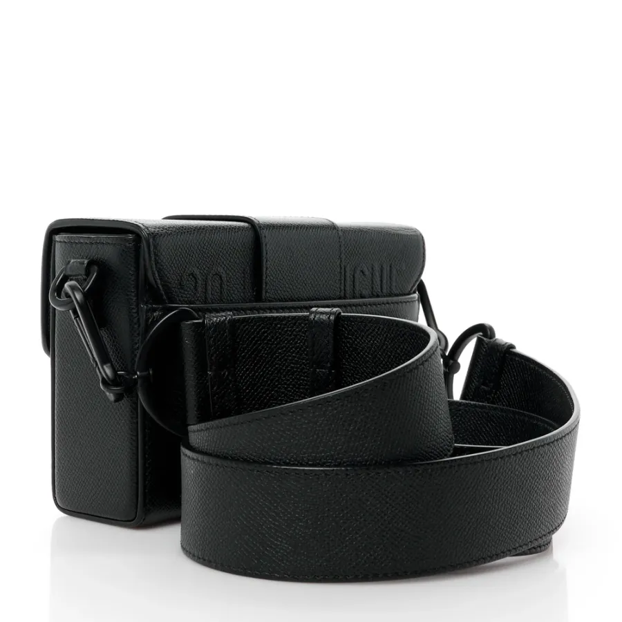 Dior Montaigne 30 Box Bag Black Ultra Matte Grained Calfskin Leather Matte Black Hardware