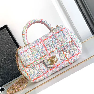 Chanel Coco Handle Pink 23cm Top-Handle Bags Crossbody Bags