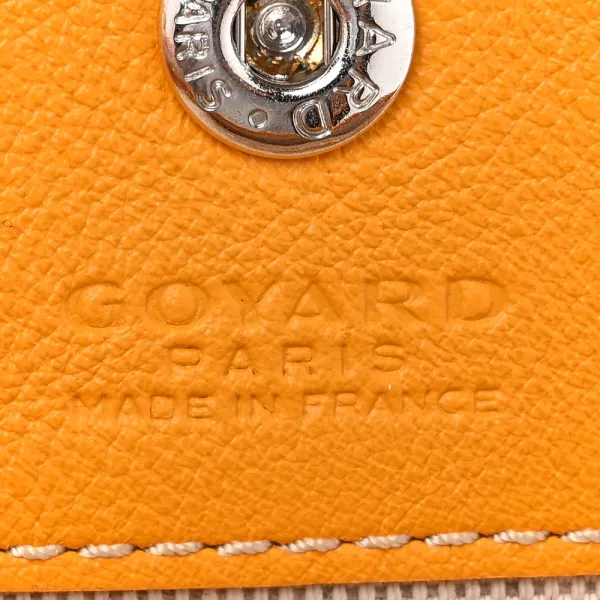 Goyard Reversible Mini Anjou Tote Yellow Goyardine Canvas - Image 2