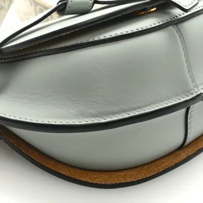 Loewe Gate Dual Bag Mini Ash Grey Jacquard Calfskin Leather