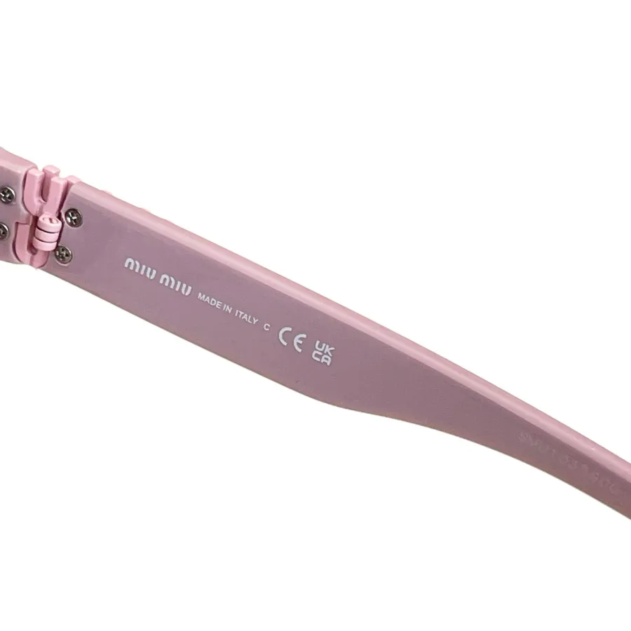 Miu Miu Oval glasses pink/black gold/leopard/ivory/tawny color Size 50口20-140