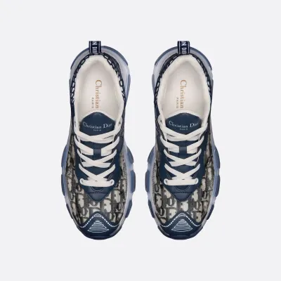 Dior blue Printing and printing sneakers