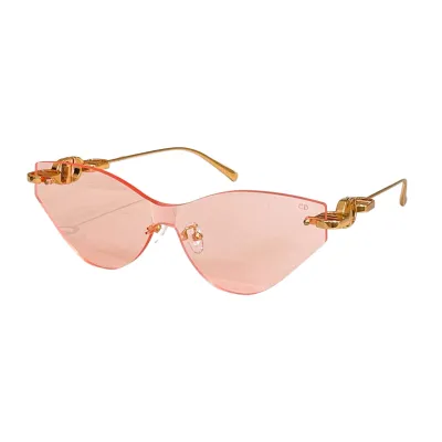 DIOR glasses black gold/pink gold/brown gold/blue gold/green gold/grey silver color Size 140口0-135