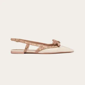 VALENTINO  Patent-leather lace-up flats