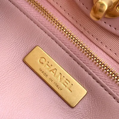 Chanel Pink / Blue / Black  Leather and suede Crossbody Bags