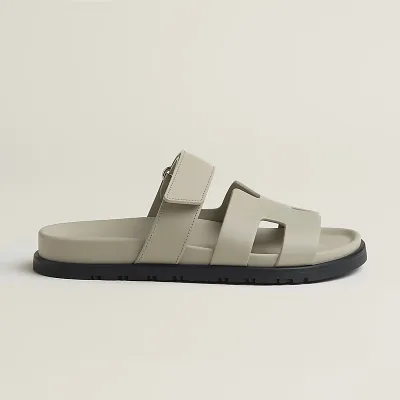HERMES Chypre Grey Slippers