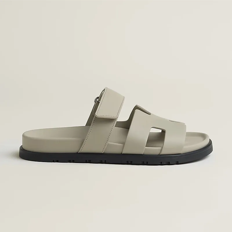 HERMES Chypre Grey Slippers