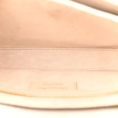 Dior Medium CD Signature Flap Crossbody Caramel Beige Calfskin Leather Gold Hardware