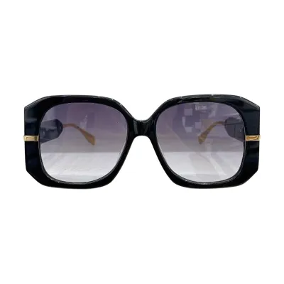 Fendi square frame glasses eggplant/tawny/transparent/black gold/red color Size 56口16-140