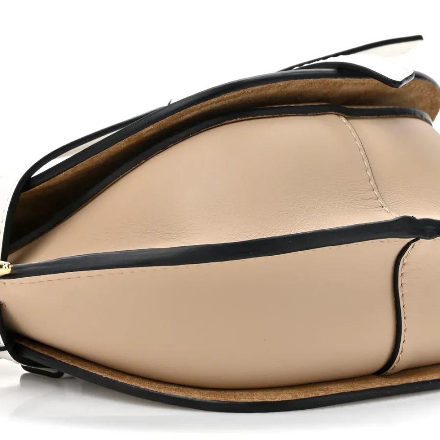 Loewe Gate Dual Bag Mini Soft White Paper Craft Soft Calfskin Leather