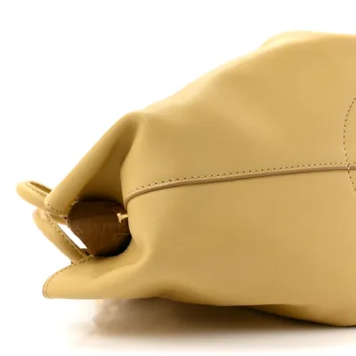 Loewe Paseo Bag Small Dark Butter Shiny Nappa Calfskin Leather