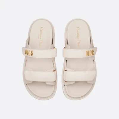 Dior white thick bottom Slippers