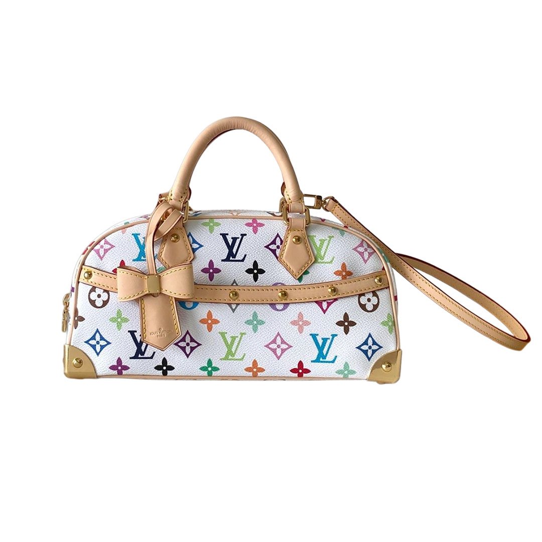 Louis Vuitton x Murakami Takashi Bolsa East West Multicolor Branco Hardware Dourado